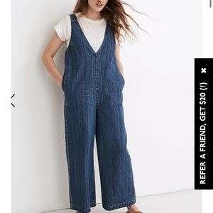 Madewell denim jumpsuit, size XS, sold out